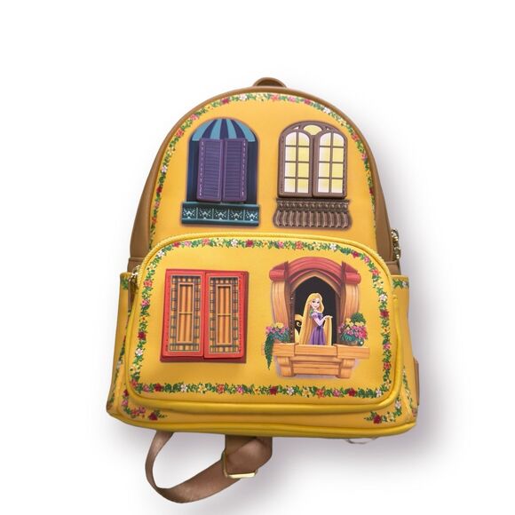 Loungefly Disney Princesses Floral Balconies Mini Backpack‎ - BoxLunch Exclusive - Picture 1 of 10